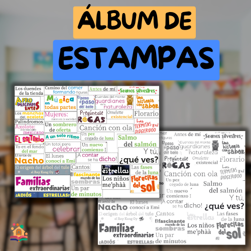 Álbum de Estampas - Libro Múltiples Lenguajes 1°-3° Primaria