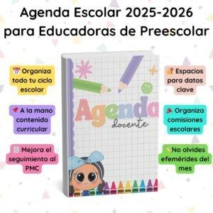Agenda Escolar Docente “Dulce Preescolar” 2025-2026