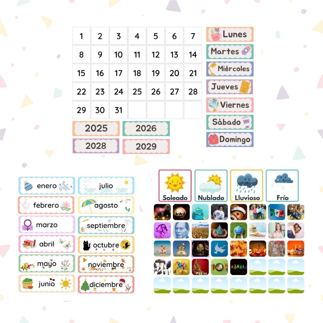 Calendario de Aula | Editable en Canva | Imprimible. 2025–2026 - Image 3