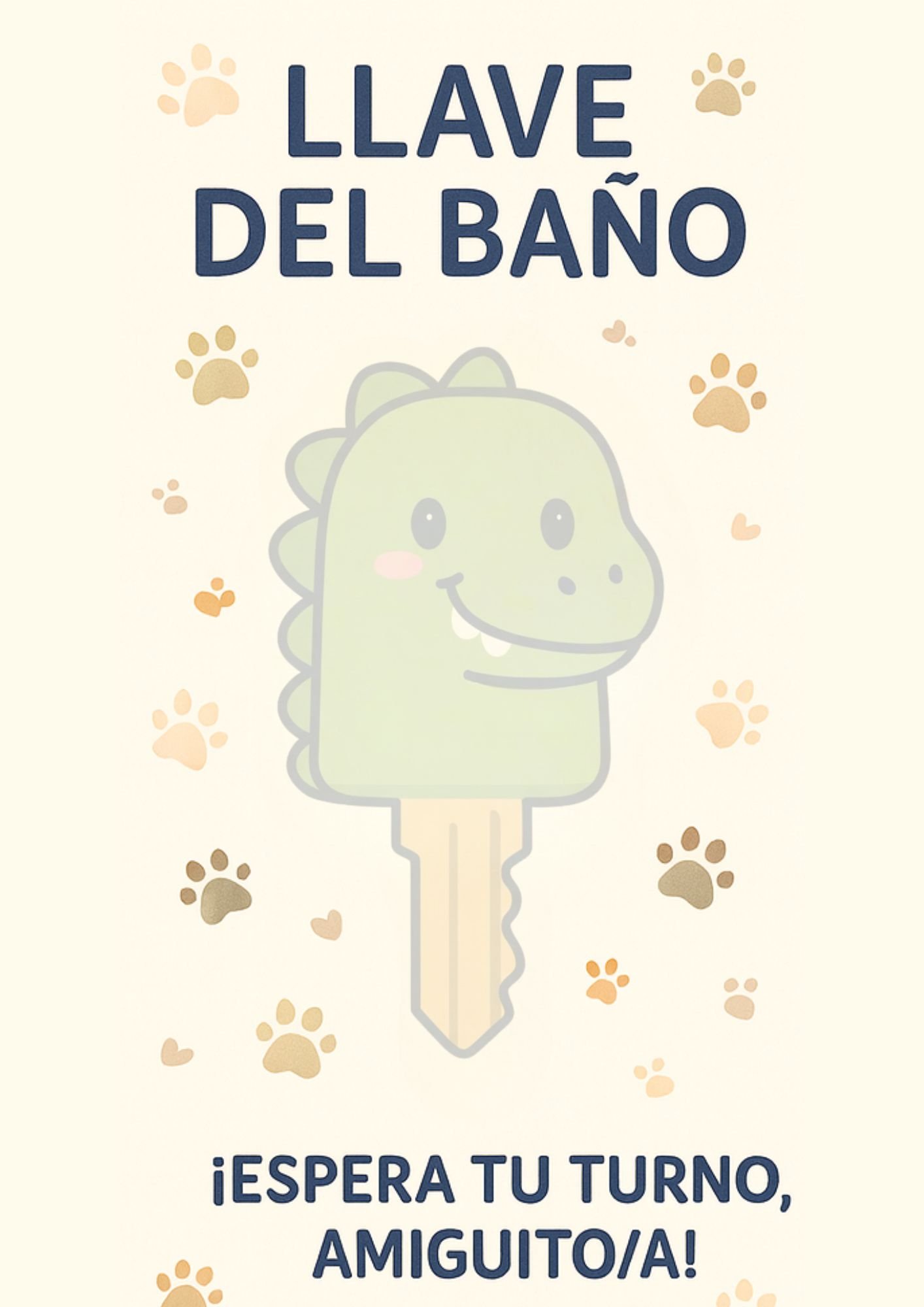 Llave del baño preescolar – Control de turnos – Organización del aula - Image 5