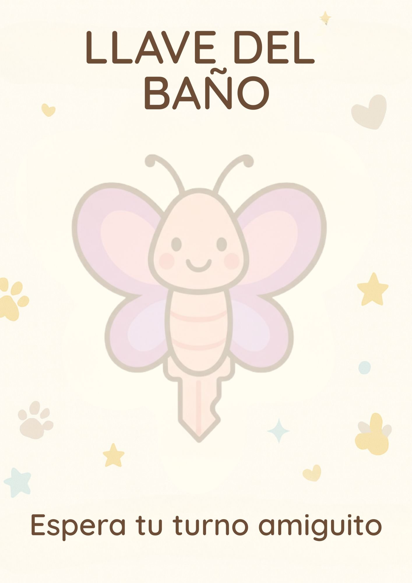 Llave del baño preescolar – Control de turnos – Organización del aula - Image 3